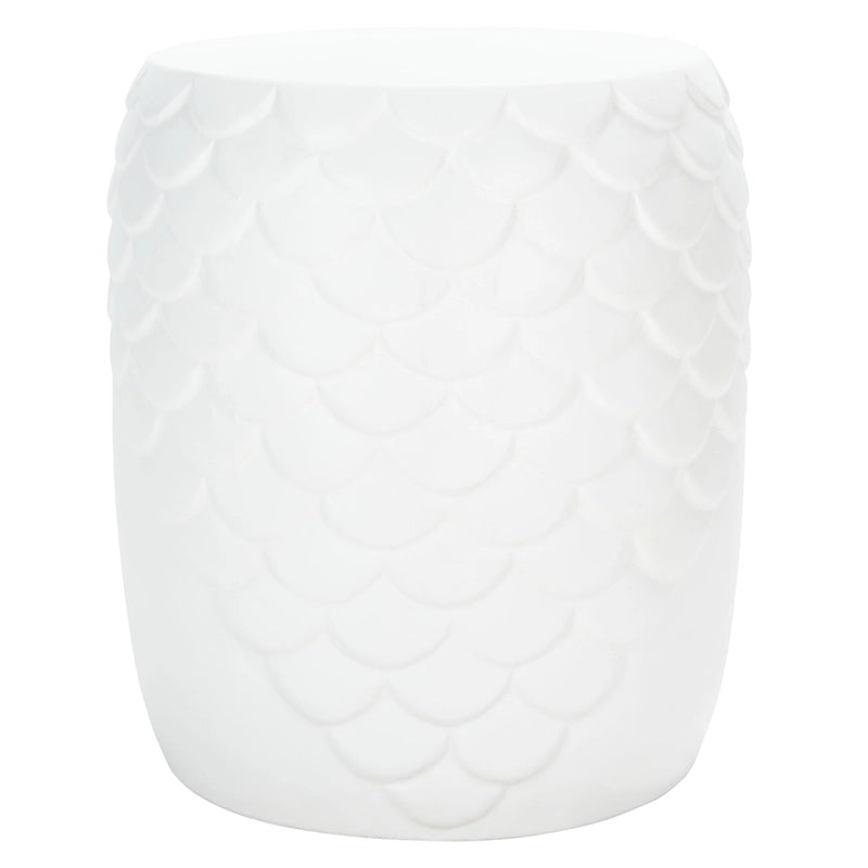 Tabouret d'extérieur SAFAVIEH Onerva en béton - 40 cm (L) x 40 cm (l) x 46 cm (H) - 41 cm (L) x 41 cm (P) x 46 cm (H)