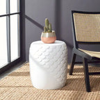 Tabouret d'extérieur SAFAVIEH Onerva en béton - 40 cm (L) x 40 cm (l) x 46 cm (H) - 41 cm (L) x 41 cm (P) x 46 cm (H)