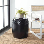 Tabouret d'extérieur SAFAVIEH Onerva en béton - 40 cm (L) x 40 cm (l) x 46 cm (H) - 41 cm (L) x 41 cm (P) x 46 cm (H)