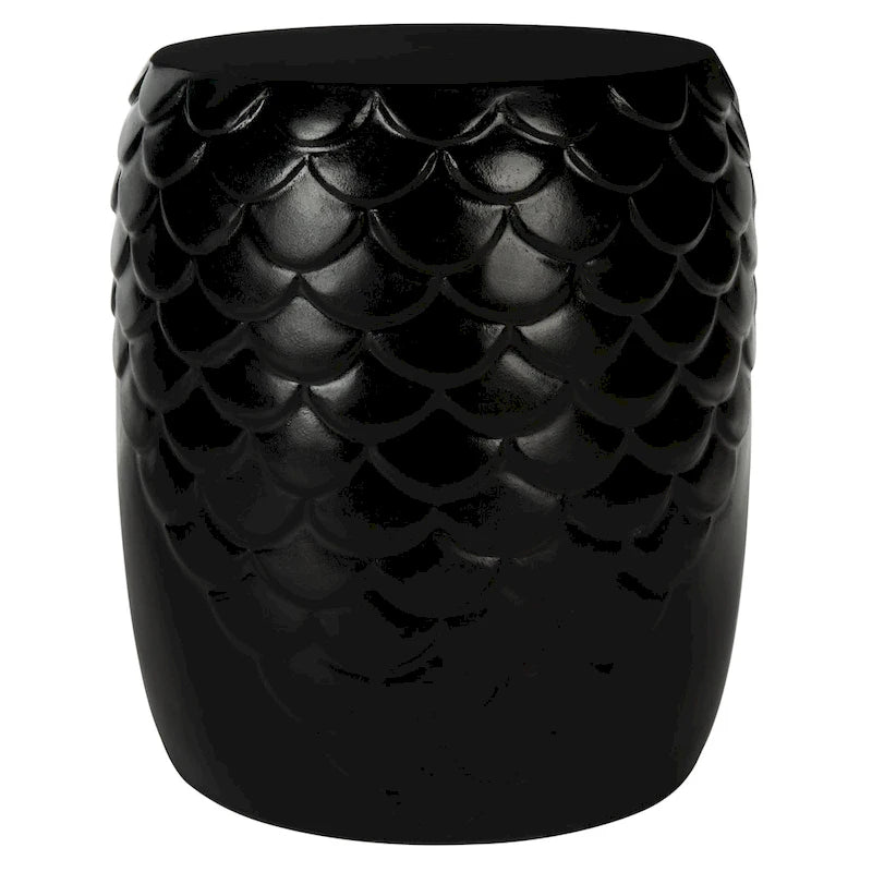 Tabouret d'extérieur SAFAVIEH Onerva en béton - 40 cm (L) x 40 cm (l) x 46 cm (H) - 41 cm (L) x 41 cm (P) x 46 cm (H)