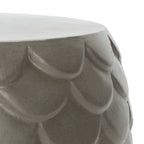 Tabouret d'extérieur SAFAVIEH Onerva en béton - 40 cm (L) x 40 cm (l) x 46 cm (H) - 41 cm (L) x 41 cm (P) x 46 cm (H)
