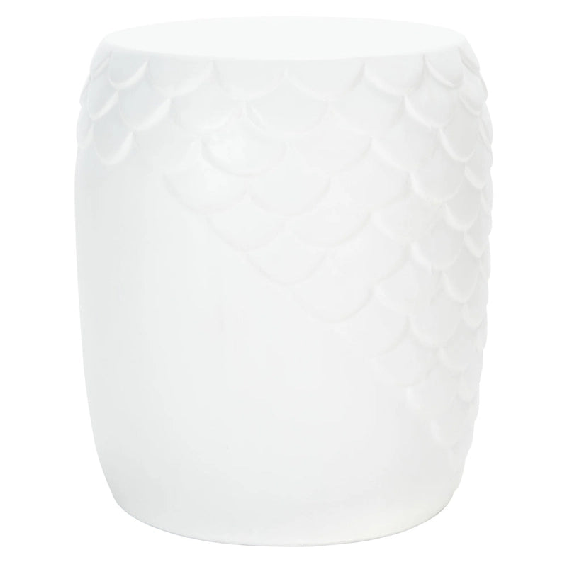 Tabouret d'extérieur SAFAVIEH Onerva en béton - 40 cm (L) x 40 cm (l) x 46 cm (H) - 41 cm (L) x 41 cm (P) x 46 cm (H)