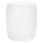 Tabouret d'extérieur SAFAVIEH Onerva en béton - 40 cm (L) x 40 cm (l) x 46 cm (H) - 41 cm (L) x 41 cm (P) x 46 cm (H)