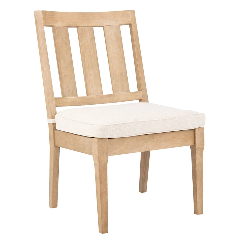 Chaises de jardin SAFAVIEH Couture Lurana en tissu et bois (lot de 2) - 57 x 64 x 99 cm - 56 x 64 x 99 cm