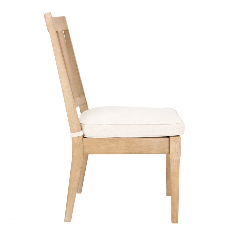 Chaises de jardin SAFAVIEH Couture Lurana en tissu et bois (lot de 2) - 57 x 64 x 99 cm - 56 x 64 x 99 cm