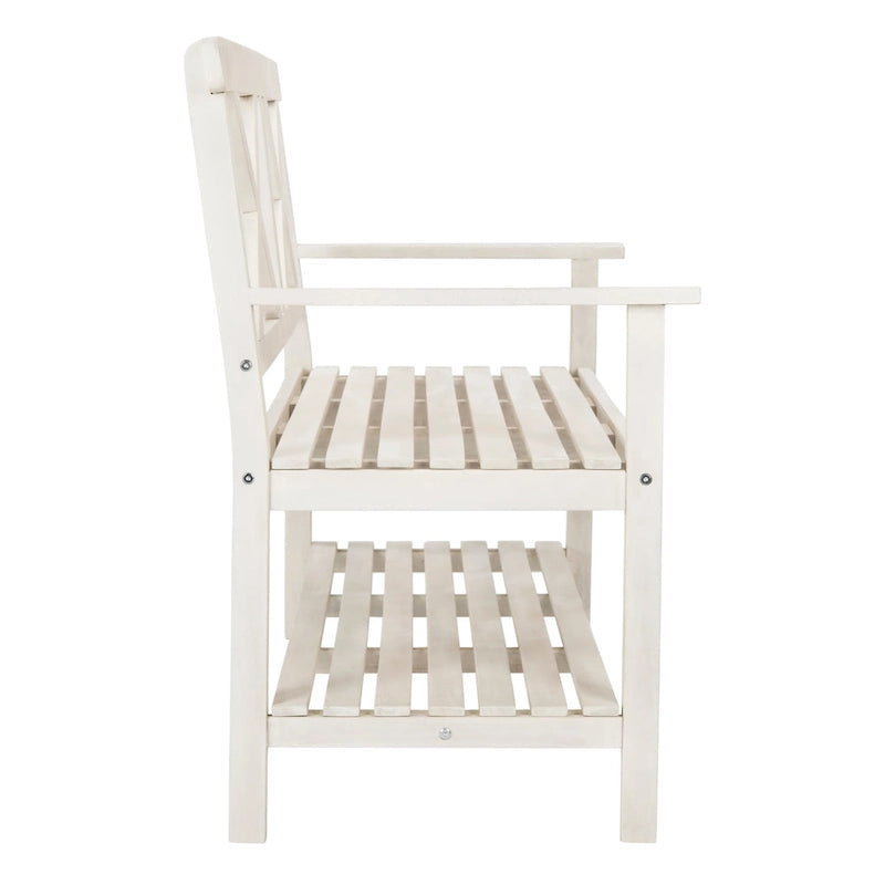 SAFAVIEH Banc Beatrijs d'extérieur - 49Lx22Px35H