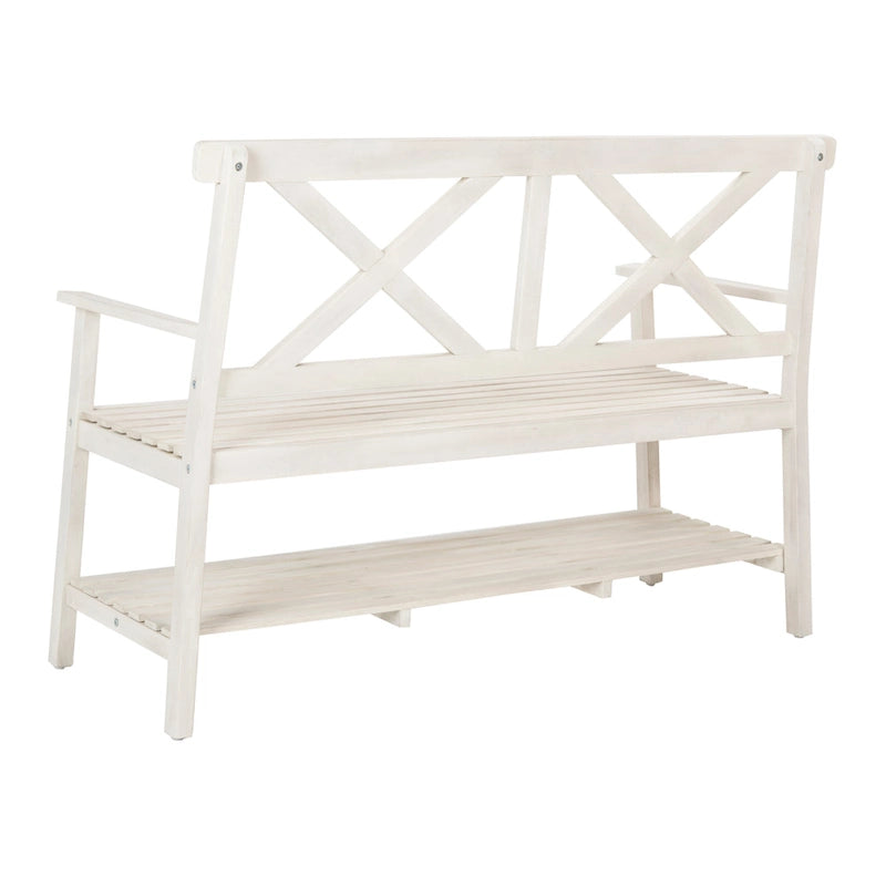 SAFAVIEH Banc Beatrijs d'extérieur - 49Lx22Px35H