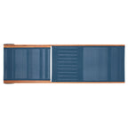 Transat d'extérieur SAFAVIEH Liubomira - 25 cm (L) x 81 cm (P) x 39 cm (H)