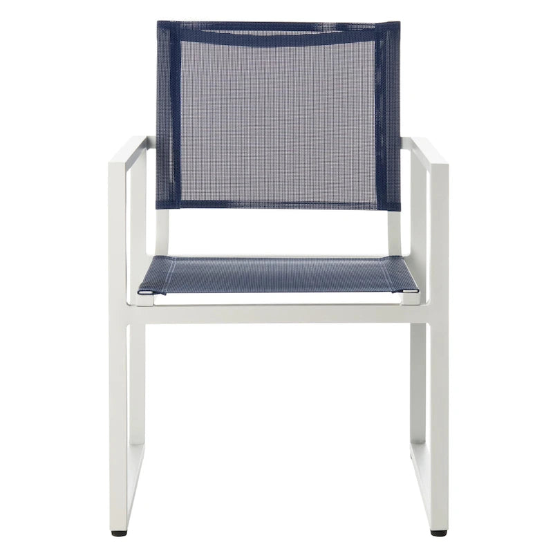 Chaise empilable d'extérieur SAFAVIEH Aiyana (lot de 2) - 56 cm (L) x 58 cm (P) x 84 cm (H) - 56 cm (L) x 84 cm (P) x 58 cm (H)