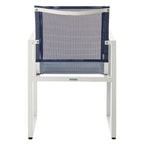 Chaise empilable d'extérieur SAFAVIEH Aiyana (lot de 2) - 56 cm (L) x 58 cm (P) x 84 cm (H) - 56 cm (L) x 84 cm (P) x 58 cm (H)