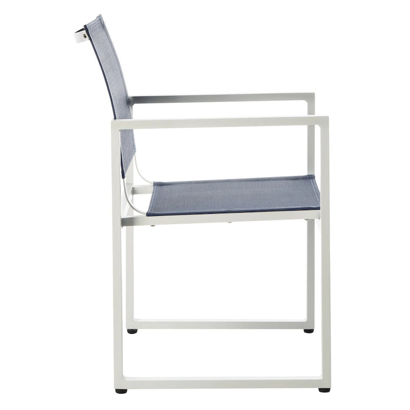 Chaise empilable d'extérieur SAFAVIEH Aiyana (lot de 2) - 56 cm (L) x 58 cm (P) x 84 cm (H) - 56 cm (L) x 84 cm (P) x 58 cm (H)