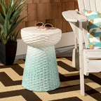Tabouret de jardin décoratif en céramique SAFAVIEH Zetta pour intérieur/extérieur