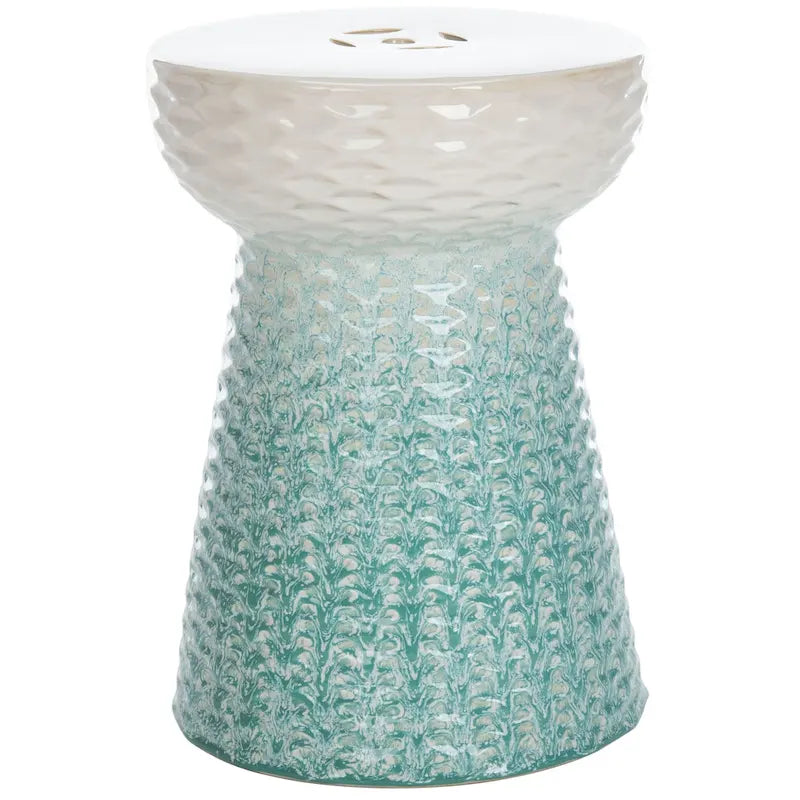 Tabouret de jardin décoratif en céramique SAFAVIEH Zetta pour intérieur/extérieur