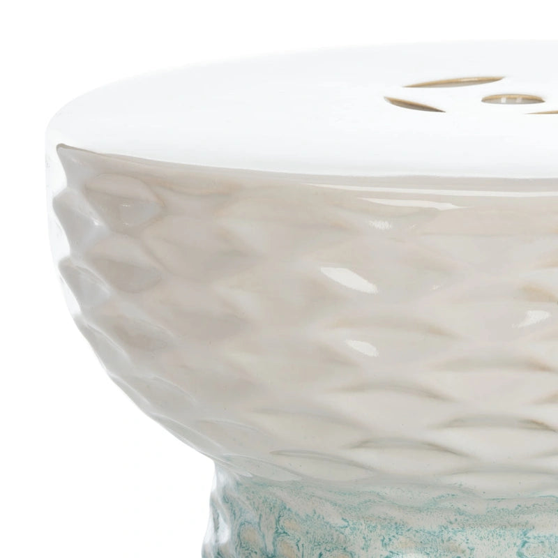 Tabouret de jardin décoratif en céramique SAFAVIEH Zetta pour intérieur/extérieur