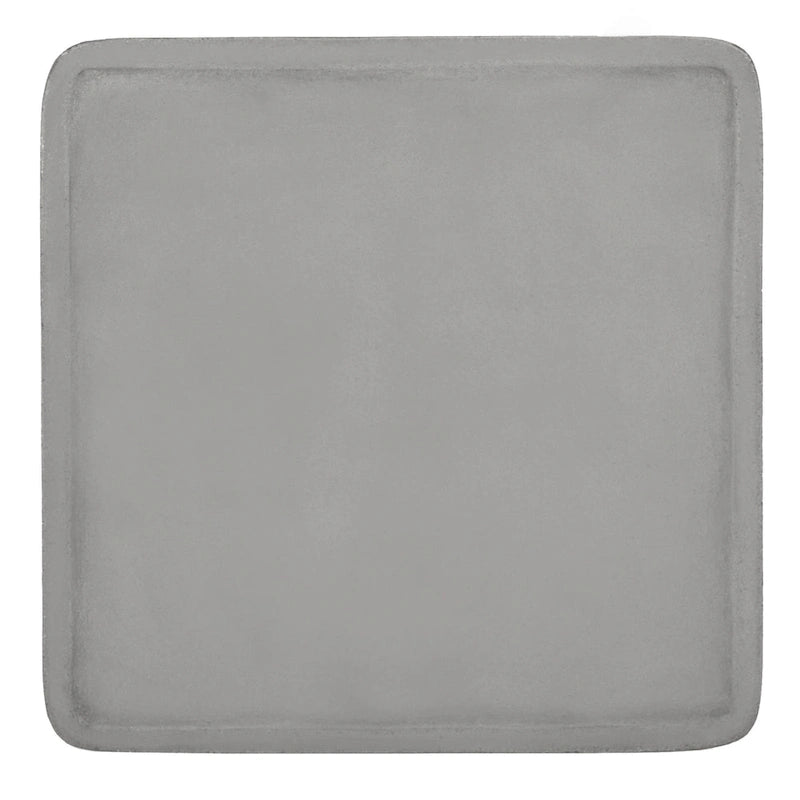 Table d'appoint d'extérieur SAFAVIEH Armance moderne gris foncé - 46 x 46 x 50 cm (18 x 18 x 20 pouces)
