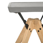 Table d'appoint d'extérieur SAFAVIEH Armance moderne gris foncé - 46 x 46 x 50 cm (18 x 18 x 20 pouces)
