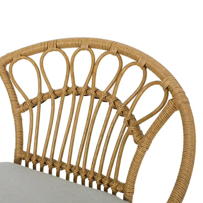 Chaises d'extérieur Banya en imitation osier (lot de 2) par Christopher Knight Home
