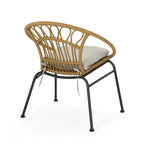 Chaises d'extérieur Banya en imitation osier (lot de 2) par Christopher Knight Home