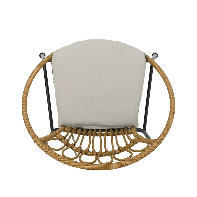 Chaises d'extérieur Banya en imitation osier (lot de 2) par Christopher Knight Home