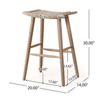 Tabourets de bar d'extérieur Pulaski Outdoor 30 par Christopher Knight Home