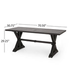 Waterford Outdoor Outdoor 6 par Christopher Knight Home