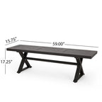Waterford Outdoor Outdoor 6 par Christopher Knight Home