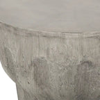 Table d'appoint d'extérieur Delphinus, style contemporain, en béton léger, par Christopher Knight Home - 40 cm (L) x 40 cm (P) x 46 cm (H)