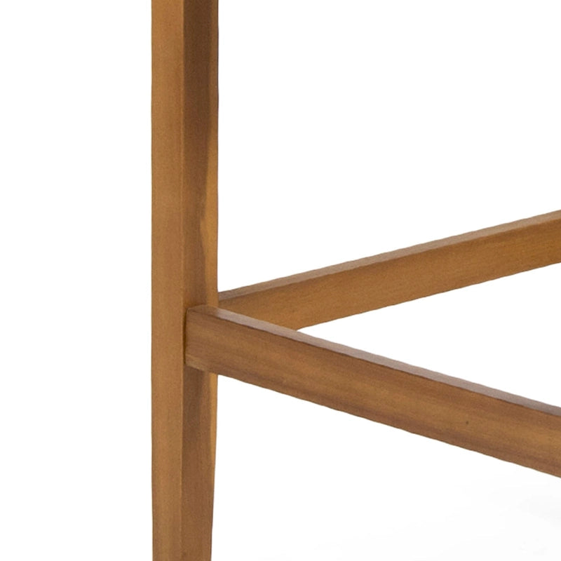 Tabourets de bar d'extérieur Genesee en acacia et osier (lot de 4) par Christopher Knight Home