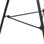 Table d'appoint d'extérieur moderne en osier Nusa avec plateau en verre trempé par Christopher Knight Home