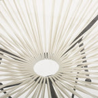 Table d'appoint d'extérieur moderne en osier Nusa avec plateau en verre trempé par Christopher Knight Home
