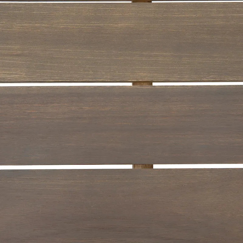 Table d'appoint d'extérieur Temecula, style moderne du milieu du siècle, par Christopher Knight Home - 50,2 cm (L) x 50,2 cm (P) x 38,1 cm (H)