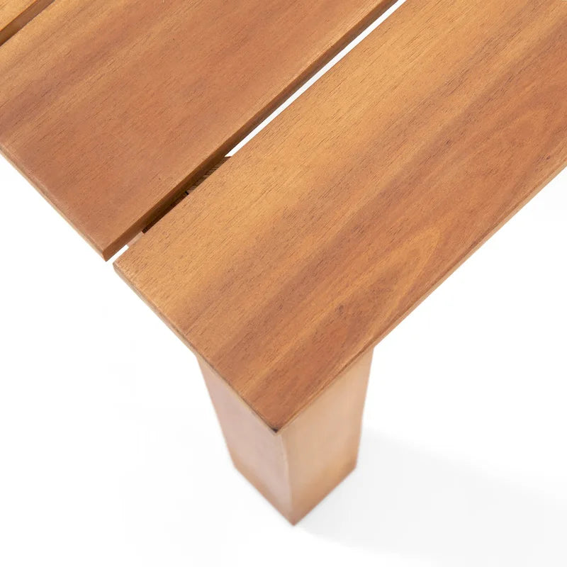 Table d'appoint d'extérieur Temecula, style moderne du milieu du siècle, par Christopher Knight Home - 50,2 cm (L) x 50,2 cm (P) x 38,1 cm (H)