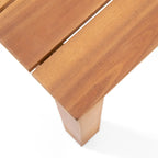 Table d'appoint d'extérieur Temecula, style moderne du milieu du siècle, par Christopher Knight Home - 50,2 cm (L) x 50,2 cm (P) x 38,1 cm (H)