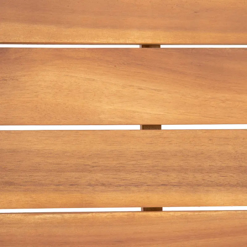 Table d'appoint d'extérieur Temecula, style moderne du milieu du siècle, par Christopher Knight Home - 50,2 cm (L) x 50,2 cm (P) x 38,1 cm (H)