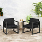 Fauteuils de jardin Navan en aluminium (lot de 2) par Christopher Knight Home