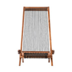 chaise pliante en bois tressé