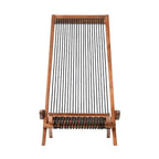 chaise pliante en bois tressé
