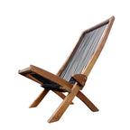 chaise pliante en bois tressé