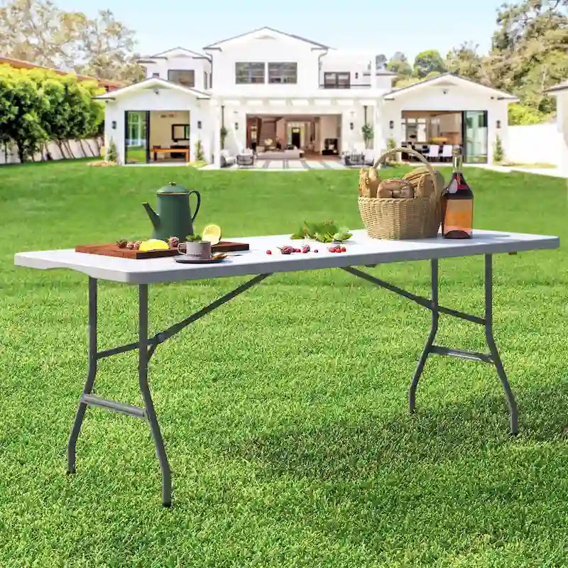Table de pique-nique pliante 4 personnes de 183 cm de long