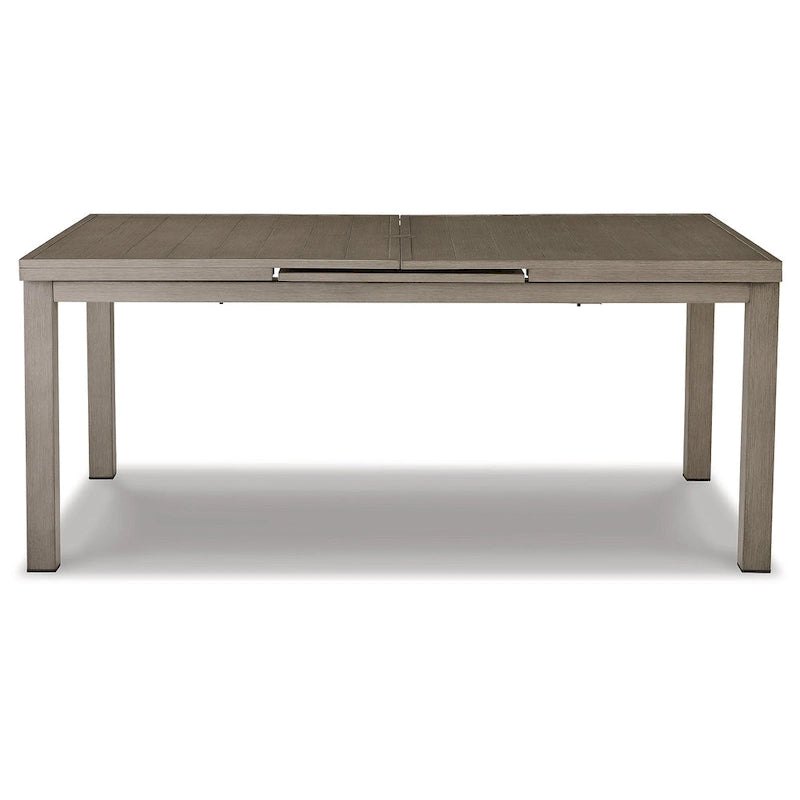 Ensemble de salle à manger d'extérieur 7 pièces Signature Design by Ashley, couleur beige, style plage - 42 po L x 71/94 po P x 30 po H