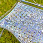 Banc en forme d'espadon côtier avec assise incurvée - 50,39 x 19,29 x 39,37