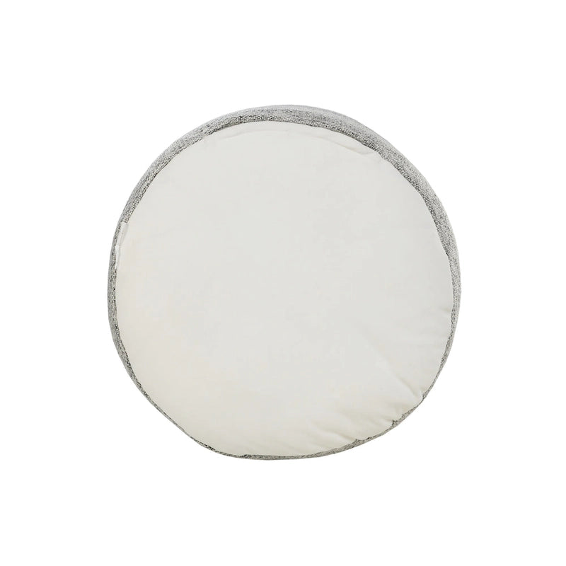 Pouf d'intérieur/extérieur Sevita Farmhouse à triple rayure - 45,7 x 45,7 x 35,6 cm