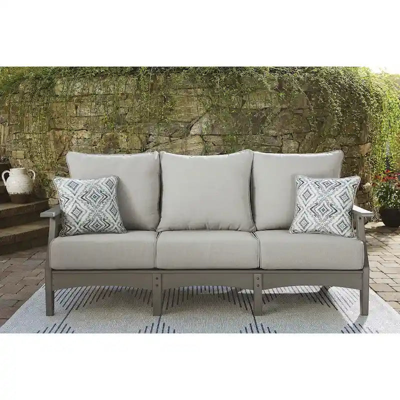 Ensemble extérieur 6 pièces gris Visola, Signature Design by Ashley - 80 cm (L) x 33 cm (P) x 37 cm (H)