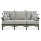 Ensemble extérieur 6 pièces gris Visola, Signature Design by Ashley - 80 cm (L) x 33 cm (P) x 37 cm (H)