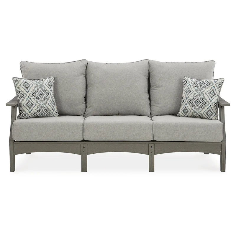 Ensemble extérieur 6 pièces gris Visola, Signature Design by Ashley - 80 cm (L) x 33 cm (P) x 37 cm (H)