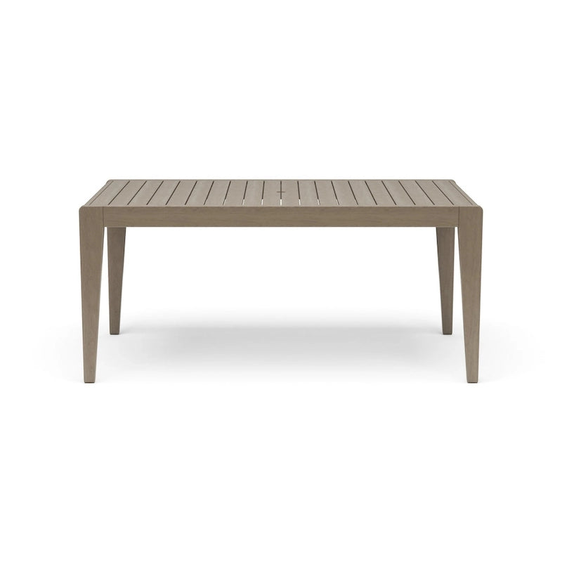 Table de salle à manger d'extérieur Homestyles Sustain en bois brun - 66 x 36 x 30
