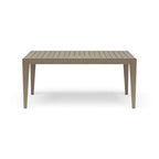 Table de salle à manger d'extérieur Homestyles Sustain en bois brun - 66 x 36 x 30
