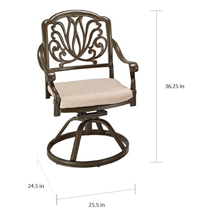 Fauteuil à bascule pivotant d'extérieur Capri de Homestyles