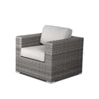 Chaise de patio avec coussins
