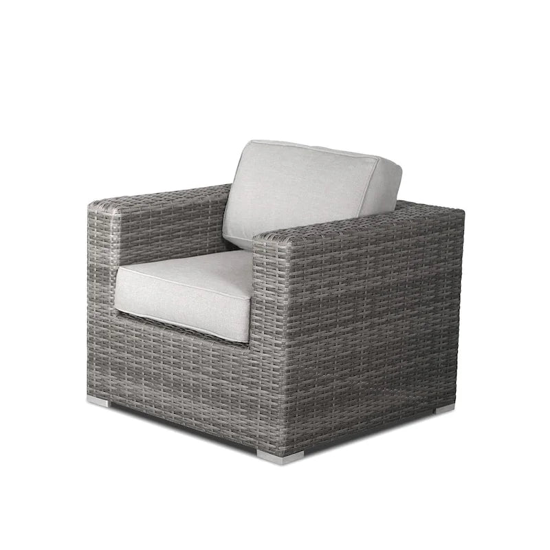 Chaise de patio avec coussins